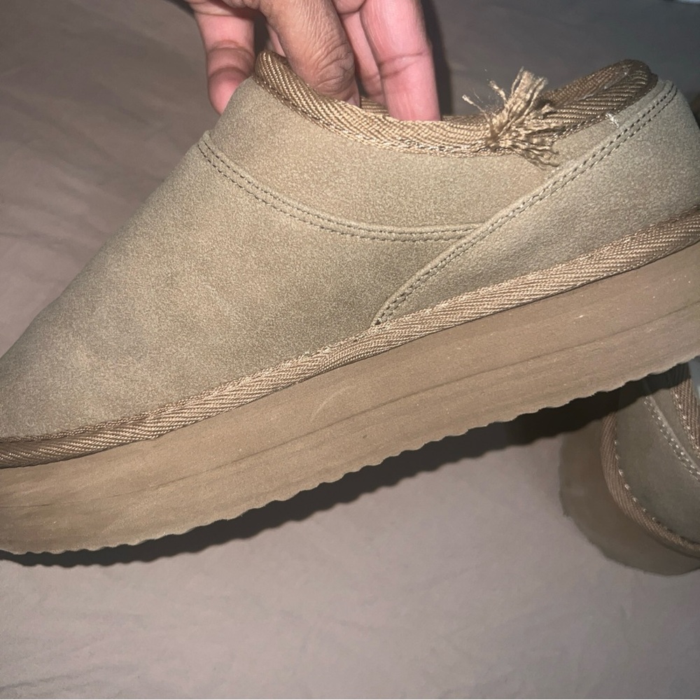 American eagle hangout slip on platform bootie slippers woman’s size 8.5 - Picture 7 of 13